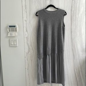 Joseph silk/wool midi dress. Size xl fits 8-10. Never worn.